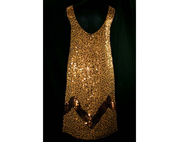 green emerald velvet dress Size 12 Flapper Style Dress