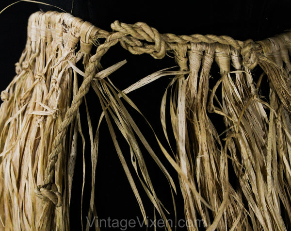 Vintage Papua New Guinea Grass Skirt Palm Fiber Woven Ethnographic Tribal –  Westwillow Antiques