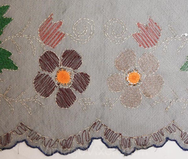 トップス Scallop embroidery scarf venica トップス Scallop embroidery scarf venica トップス Scallop