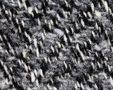 Size 8 Gray Wool Coat - Retro 1980s 90s Tweed Jacket - Medium Flecked Woolen Winter Blazer - Big Lapels - Waist Pockets - Made in Germany