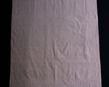 50s Cotton Diamond Fabric - 5 Yards x 35.5 Inches Wide - Magenta Pink Brown & White Tiny Squares Geometric Print Yardage - 1950s Five Yards