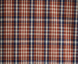 Men's Retro Western Shirt - 1970s 80s Cowboy Shirt - Wrangler Brown Plaid Cotton Mens Shirt - 70s Deadstock with Tag - Chest 39 - 50031