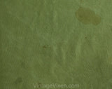 1950s Autumn Tablecloth - 49.5 x 53.5 Inches - 50s Novelty Print Acorns Nuts Oak Leaves - Tan Brown Metallic Gold - California Hand Print