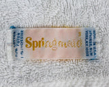 1950s Bathroom Hand Towels - Letter R Monogram Powder Room Novelty Linens - 50s 60s Cotton Bath Pair by Springmaid - White Pink Blue Yellow