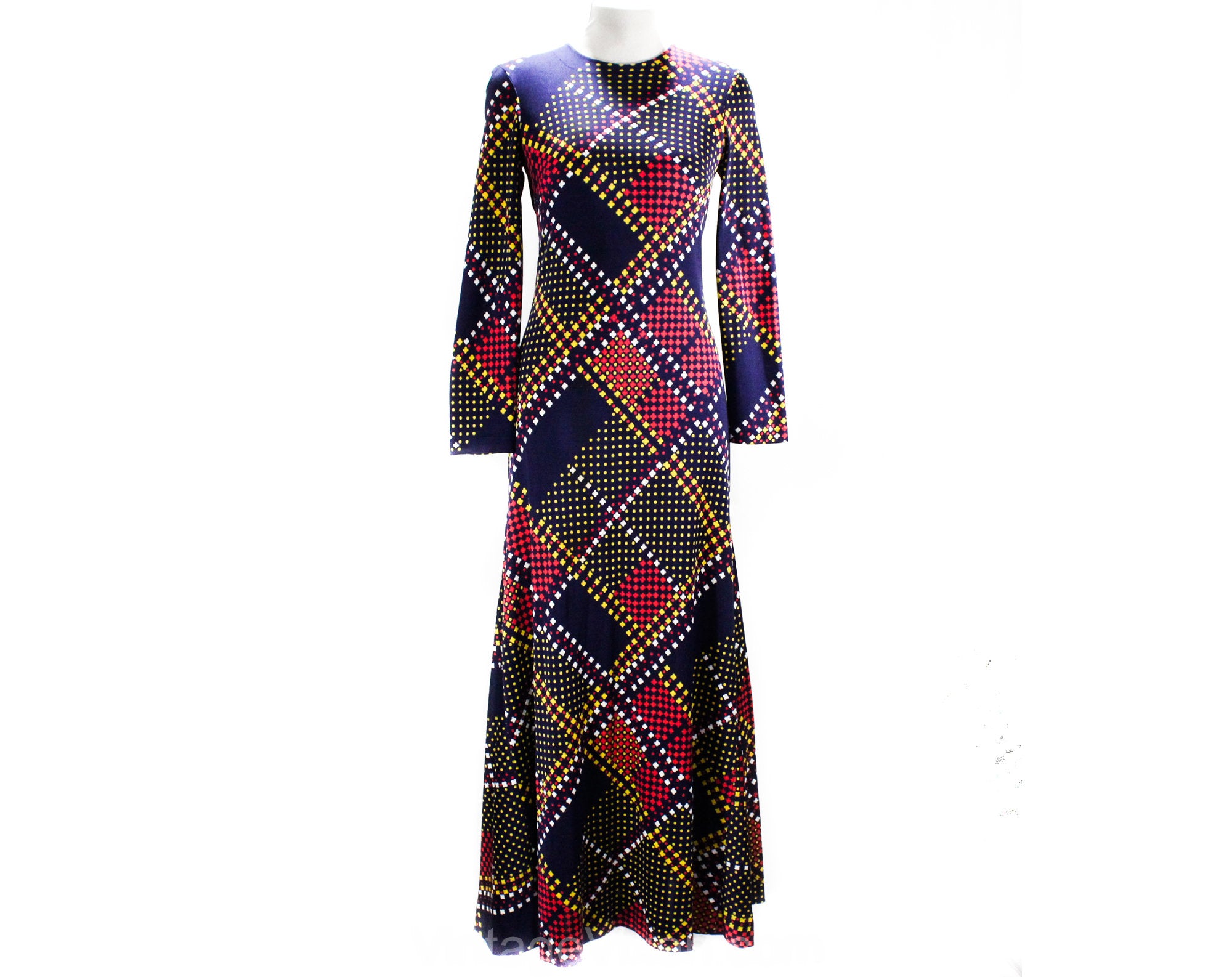 Size 6 Diane von Furstenberg Dress - 1970s DVF Italian Jersey Knit Max Vintage Vixen Clothing Size 6 Diane von Furstenberg Dress - 1970s DVF Italian Jersey Knit Max Vintage Vixen Clothing