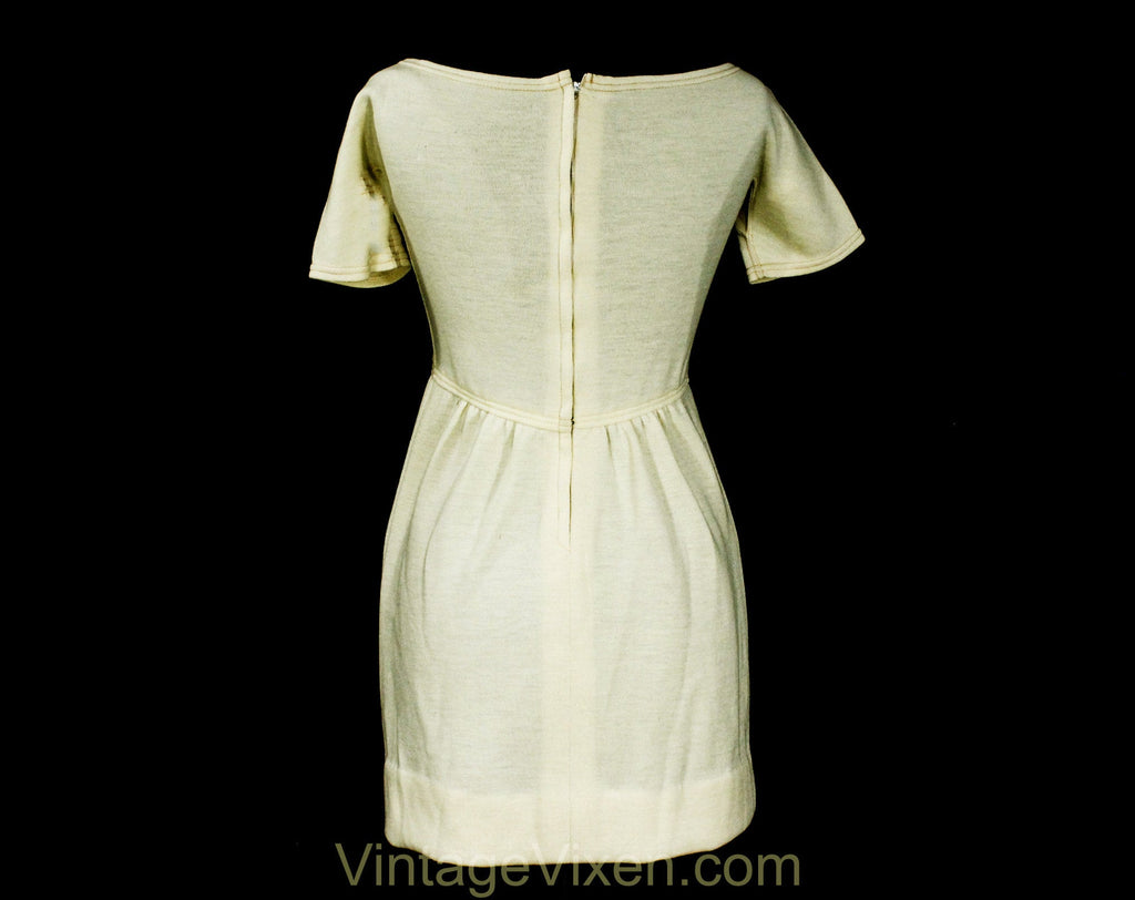 Size 4 Rudi Gernreich Mini Dress - Small 1960s Designer Minimalist Mod Vintage Vixen Clothing Size 4 Rudi Gernreich Mini Dress - Small 1960s Designer Minimalist Mod Vintage Vixen Clothing