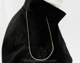 Size Medium Large Rain Coat - Black Cotton Canvas with Khaki Trim - 1970s 80s Button Front & Tie Belt - NWT 70s Deadstock - Bust 39