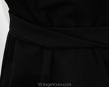 Size 10 Pauline Trigere Jacket & Black Skirt - 1960s Designer Sleeveless Minimalist Modern Design - Posh Mod 60s Wool Knit - Bust 36