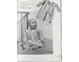Lot of 3 1930s 40s Crochet & Knit Children and Baby Patterns - Cotton Babies Jumper - Boys and Girls Sweaters - Wool and Cotton Knitting