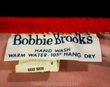 Burnt Orange Bikini Bottom - 1970s Medium Sexy Topless Swimsuit - Bobbie Brooks 70s Summer Swim Wear NWT Deadstock - Hip 37 to 38