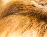 1940s Fox Fur Shrug - Size XS Genuine Fur Cape - 30s 40s Capelet - Natural Soft Red Orange 1930s Broad Collar - Winter Wrap - Vintage Vixen