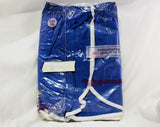 1970s Teen's Varsity Track Tank Top & Shorts Set - Size 16 Boys Girls 70s Retro Athletic Shirt Sports Outfit - Blue Yellow - NOS Deadstock