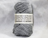 Quality Gray Wool Yarn - One Single Skein 1 Ounce - Slate Smoke Fog Gray Knitting Crochet Fiber Arts - Airns-Wear Crepe Laine From England