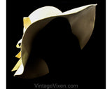 Neutral Felt Hat - Taupe Wool Wide Brim 1970s Millinery from Saks 5th Avenue - Spring Fall - Floppy Slouch Brim - Sophisticated 70s Chic