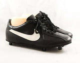 Size 7 Men's Nike Football Cleats - 1980s Athletic Shoes - Black Mens Retro Sports Sneakers - Authentic Nike - NOS 80s Deadstock