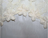 Size 10 Vintage Wedding Gown - Classic 1960s Voile & Lace Dress with 5-Ft Train - Medium 60s Bridal Gown - Bust 36.5 - NWT Deadstock - 32759