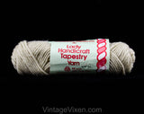 Beige Wool Tapestry Yarn - One Single Skein 3/4 Ounce - Sand Ecru Natural Light Tan Knitting Crochet Fiber Arts - Columbia Minerva England