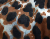 1950s Leopard Print Full-Cut Panty - Size 10 Medium - 50s Bettie Style Pin Up Panties - Sexy Animal Print Nylon - NWT Deadstock - Waist 30