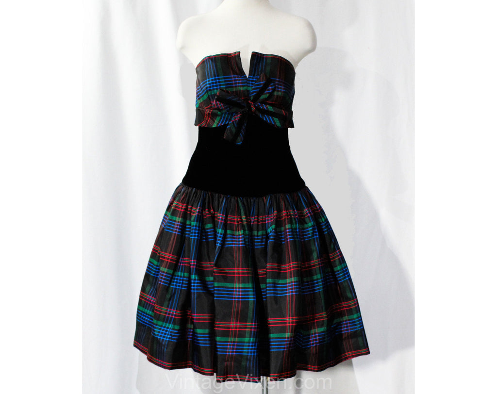 Size 4 Plaid Party Dress