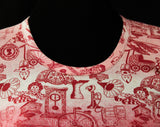 Antiques & Collectables Novelty Print 1970s Tee Shirt - Child's Large or Ladies XXS Cotton Jersey Knit - Pink Attic Treasures - Chest 31