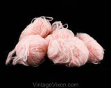 Pink Mohair Blend Yarn - Eight Skeins - Fluffy Hazy Lofty Pastel 1960s Mohair for Knitting Crochet Fiber Arts - Spinnerin Knitwear Yarn