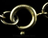 Bold 1960s Vintage Gold Chain Belt - Size 4 to 10 - Mint Condition 60s Deadstock - Never Worn from Germany - Textured Metal Spiral Links
