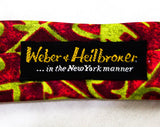 60s Christian Dior Tie - Mens 1960s Designer Necktie - Fine Maroon Chartreuse & Olive Silk - Tiki Primitive Print - Manhattan NY Men's Label