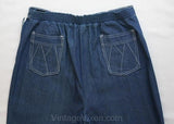 Size 16 Jeans - Late 1970s Denim Jean by Upper Level - 70s NWT Deadstock - Straight Leg - Fall - Autumn - Waist 36.5 to 40 - 37328-1