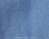 Size 6 Blue Linen Skirt - Top Quality 1960s Preppy Wedgwood Summer A Line Skirt With Pockets - Hand Finished - Tanner Label - Waist 25.5
