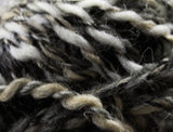 Earthy Brown Wool Yarn - One Single Skein 1.75 Ounces 50 Grams - Ecru Natural Tan Knitting Fiber Arts - Brindled Variegated Made in Holland