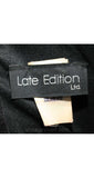 Size 6 Black Dress - 80s Party Girl Cocktail with Tiered Skirt - Flirty Full Skirt - Small Size Date Night Dress - Bust 35.5 - 39077-1