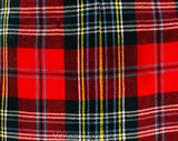 Size 8 Red Plaid Skirt - 1950s Scottish Tartan Wool Office Style - Medium 50s Fall Autumn Winter Classic - 50's Secretary Style - Waist 27