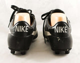 Size 7 Men's Nike Football Cleats - 1980s Athletic Shoes - Black Mens Retro Sports Sneakers - Authentic Nike - NOS 80s Deadstock