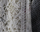 Antique 1900s Dress - XS Winsome Wearable Edwardian Afternoon Gown - Size 0 Feminine Rose Print Cotton & Dainty Net - Lace Trim - Waist 23