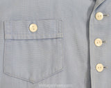 Boys Size 4 30s Play Outfit - 1930s 40s Boy's Blue Cotton Play Set - Two Piece Shirt and Shorts - Childrens 3T 4T - Authentic 1940s Romper