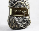 Earthy Brown Wool Yarn - One Single Skein 1.75 Ounces 50 Grams - Ecru Natural Tan Knitting Fiber Arts - Brindled Variegated Made in Holland