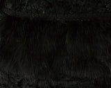 Size 6 1930s Fur Coat - Rare 30s Black Sheared Lamb Winter Overcoat with Zip-Away Hem - Feather Trim Jacket & Convertible Length - Bust 34