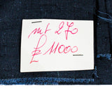 Blue Thai Silk Fabric - Over 6 Yards Cornflower Denim Black Hues - 50s 60s Yardage - Flecked Nubby Fine Woven Silk Rayon Blend Material
