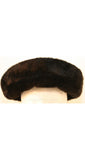 Gorgeous 1950s Black Velvet Hat with Dramatic Brim - Buckle - Breton Style - Fine 50s Millinery - New With Tag - Deadstock - 34321-1