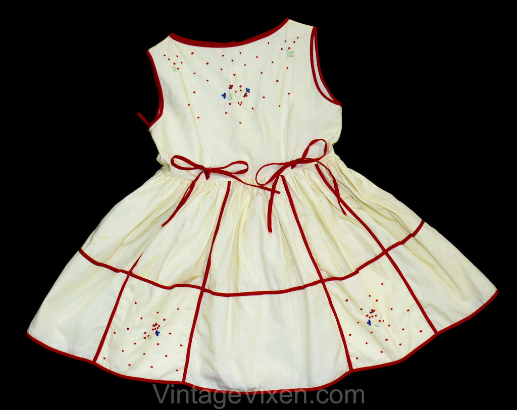 5T Girl's 1950s Sun Dress 5T Girl's 1950s Sun Dress