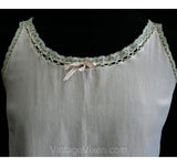 1920s Pink Crepe Toddler's Chemise with Ribbon & Lace - Size 18 24 Months - Girls Summer Slip - Childrens 20s 30s Underslip - 1930s - 26884