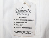 Child's 1950s White Cotton Blouse with Edwardian Appeal - Size 8 10 Girls Dress Shirt - Button Front Cotton - 50s NWT Deadstock - Bust 29.5