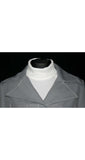 Size 6 Suit - Sharp 1970s Tailored Gray Jacket Skirt & Turtleneck - 70s Tailoring - Office Wear - NWT Deadstock - Waist 26 - 40770-1