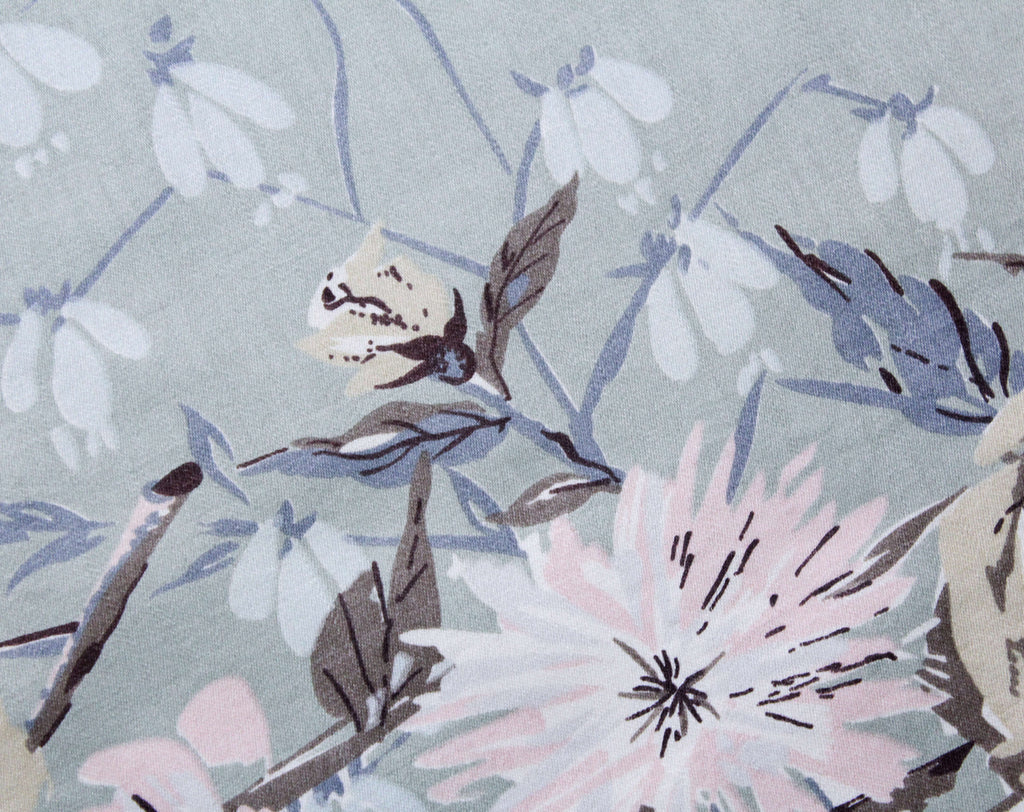 1950s Curtains Set of 4 Panels with Pair Twin Dust Ruffles - 50s Blue –  Vintage Vixen Clothing, image size:1024x812