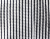 Size 10 1960s Jacket - Medium Black & White Seersucker Style Striped Casual Blazer - 50s 60s Mid Century NWT Deadstock - Bust 40.5