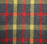 XXS 1950s Wool Plaid Skirt - Gray & Red Teenager Bobby Soxer Style - 50s Fall Winter Cute Dressy Casual - Ladies Size 00 Waist 22" - 38549