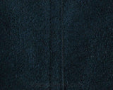 Size 6 Halston Suit - Dark Blue Faux Suede Two Piece - 70s Preppy Designer - Navy Midnight Ultra-Suede Shirt Jacket & Skirt - Waist 26.5
