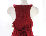 Size 8 Tweed Bodice with Plunge V Neck - 1970s Maroon Flecked Sleeveless Top - Sexy 70s Racer Back Blouse - Fall Winter Weskit - California