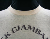 Car Dealer T Shirt - Men's Size Small - 1980s Mens Retro Tee - Jack Giambalvo - Pontiac - Mazda - Isuzu - Short Sleeved - Chest 38 - 41539