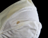 36C White Bra - Exquisite Form Fully Summer Cotton Long-Line Bustier - 3/4 Length Short Waist - NIB Deadstock - 1950s Housewife Look 36 C